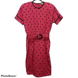 SGS Studio retro 80s vintage polka dot dress